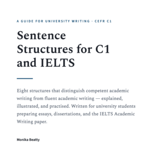 Sentence Structures Master